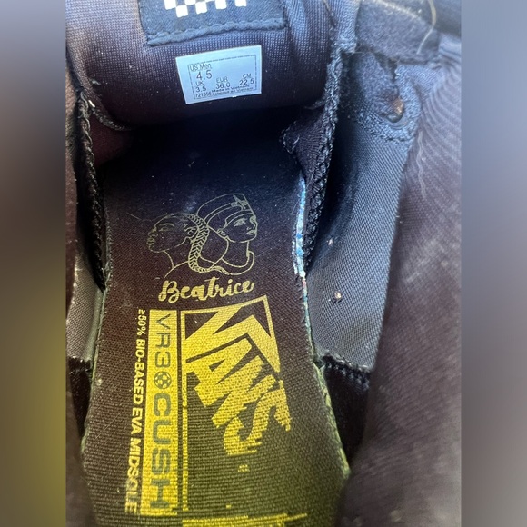 Green suede mid-top Vans skate shoes sneakers size 4.5 Men’s - Picture 6 of 10